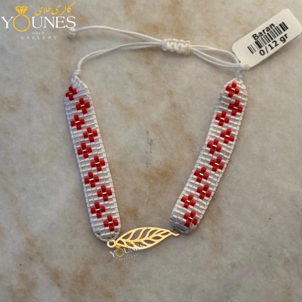 دستبند میوکی برگ طلا